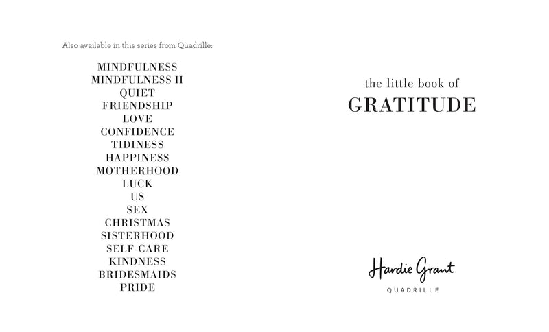 Little Book of Gratitude