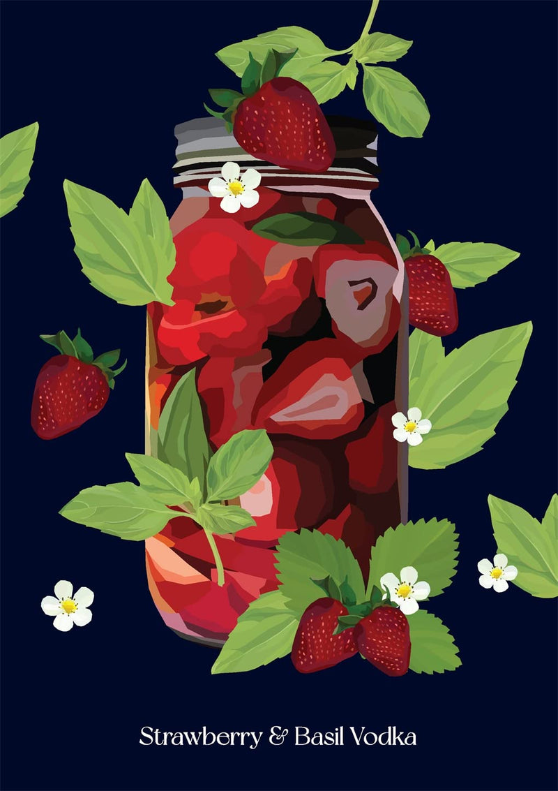 BOTANICAL COCKTAIL DECK CARD-RH