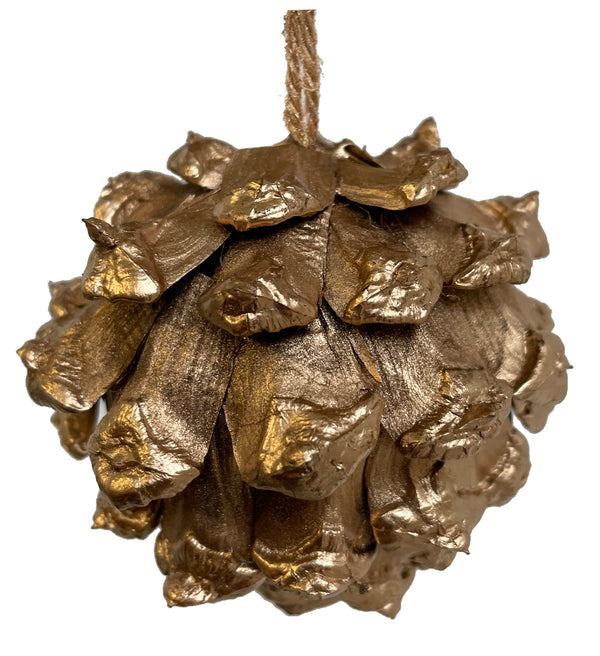 Cone scale ball gold 7cm