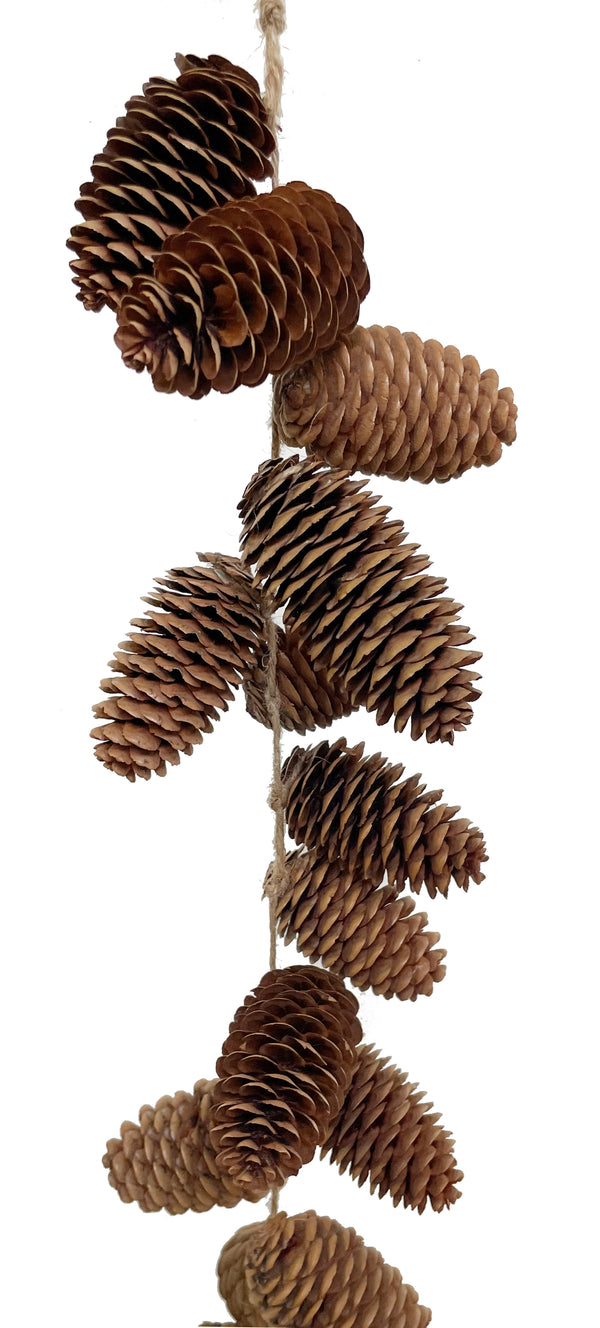 Cone garland L natural 1,1m