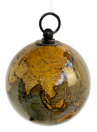 Globe ball antique lacked 10cm