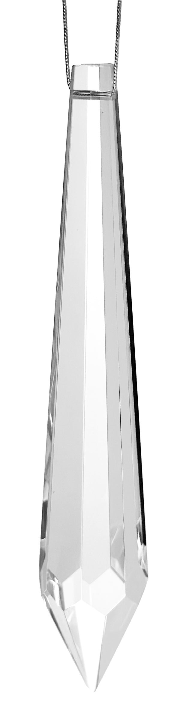 Crystal ornament clear 15cm