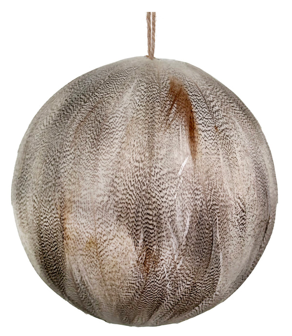 Feather ball grey 12cm