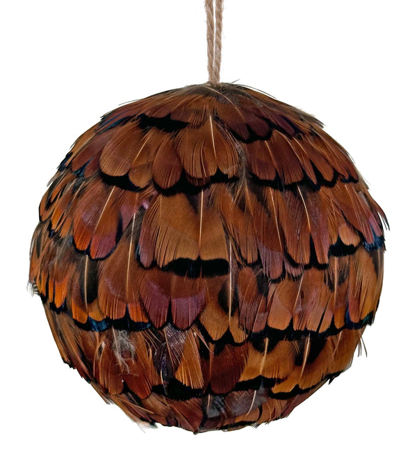 Feather ball brown 8cm