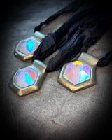 Opalescent Quartz Necklace by Become Spellbound