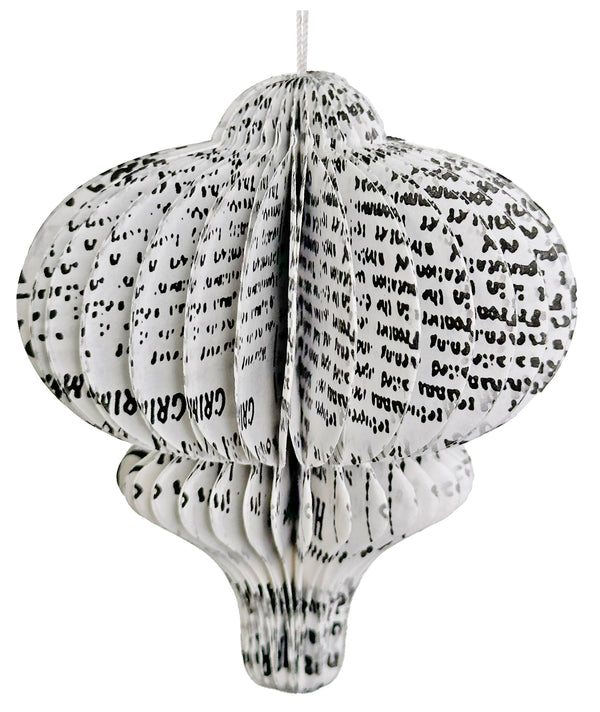 Newspaper foldable drop with magnet 8cm