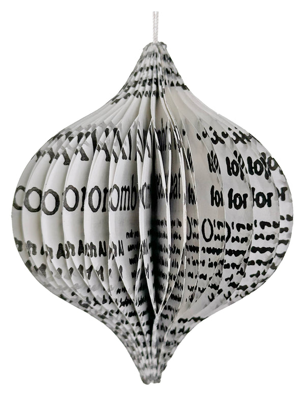 Newspaper foldable onion with magnet 8cm