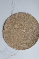 Farmhouse Simple Jute Charger