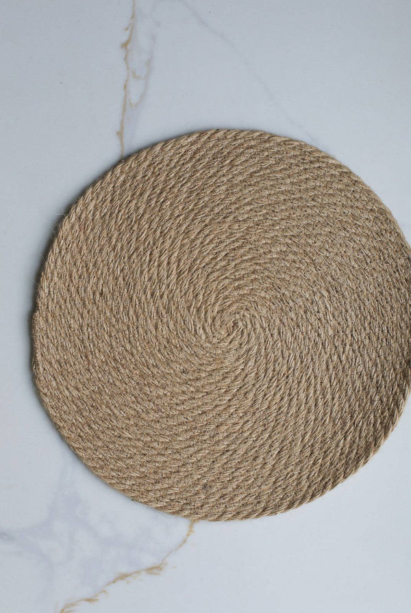 Farmhouse Simple Jute Charger