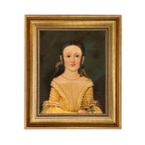 Mary Jane with Flowers, Painting Print on Canvas