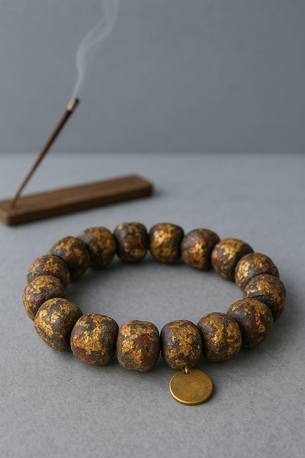 Buddha Bracelet with Lotus Pendant