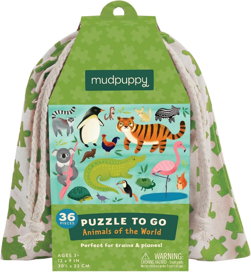 Puzzle to Go Animals of the World (Mudpuppy)