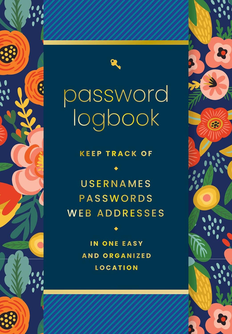 Password  Logbook (Hip Floral)