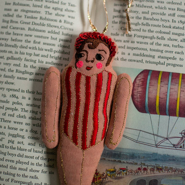 Chubby Carnival Babies - Cotton & Lavender filled Ornament
