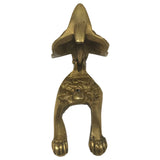 6-1/4" Antiqued Brass Fox Door Knocker