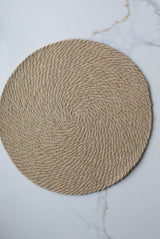 Farmhouse Simple Jute Charger