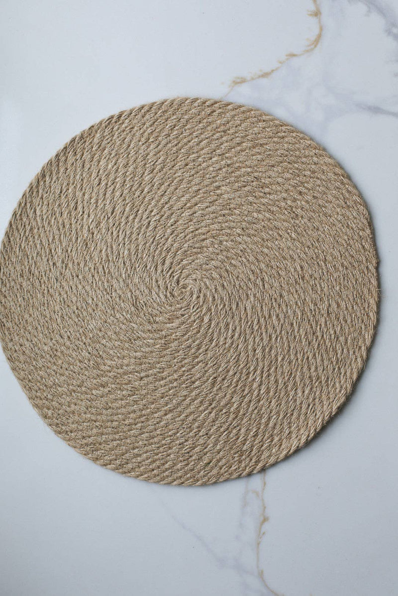 Farmhouse Simple Jute Charger