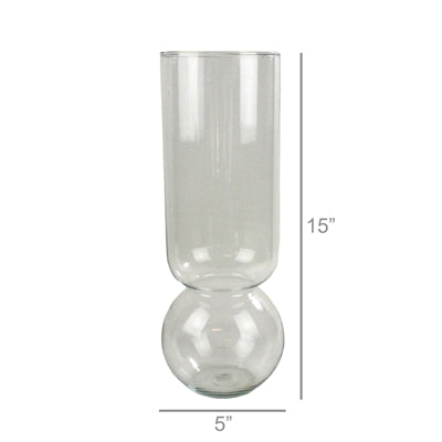 Bulb Vase Extra Tall - Clear