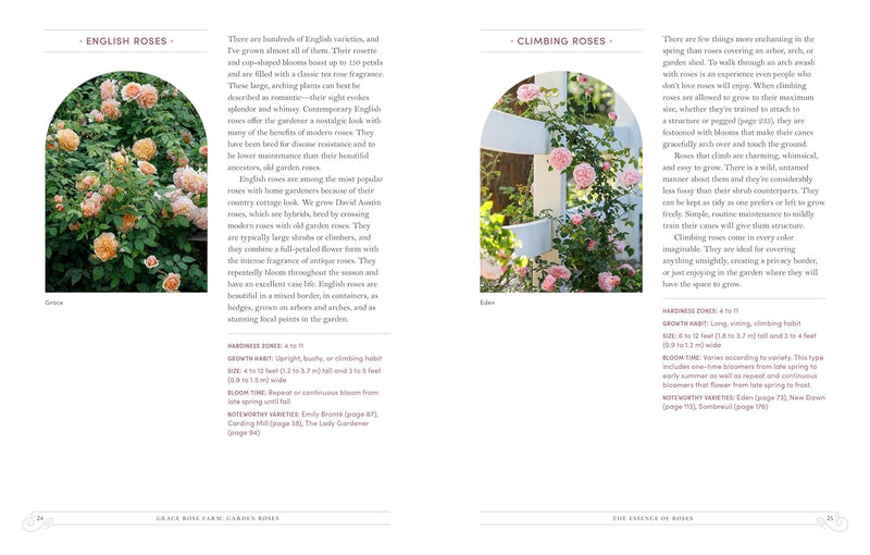 Grace Rose Farm: Garden Roses FORMAT: Hardback - Paper Over Boards