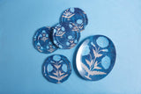 Poppy Blue Side Plates Set of Four