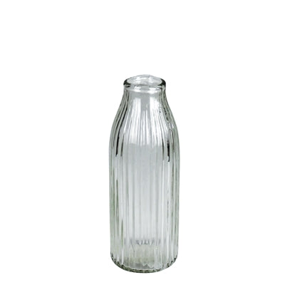 Melba Ribbed Vase, Glass - Sm