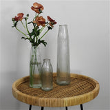 Melba Ribbed Vase, Glass - Sm