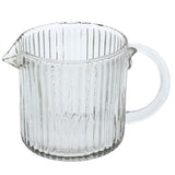 Glass Pitcher - Ribbed