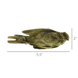 Still Bird Brass Paperweight - Antique Brass