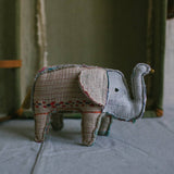 Kantha Baby Elephant - Soft Cotton Art Doll