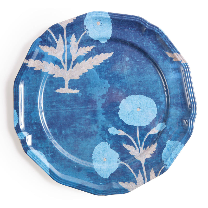 Poppy Blue Side Plates Set of Four