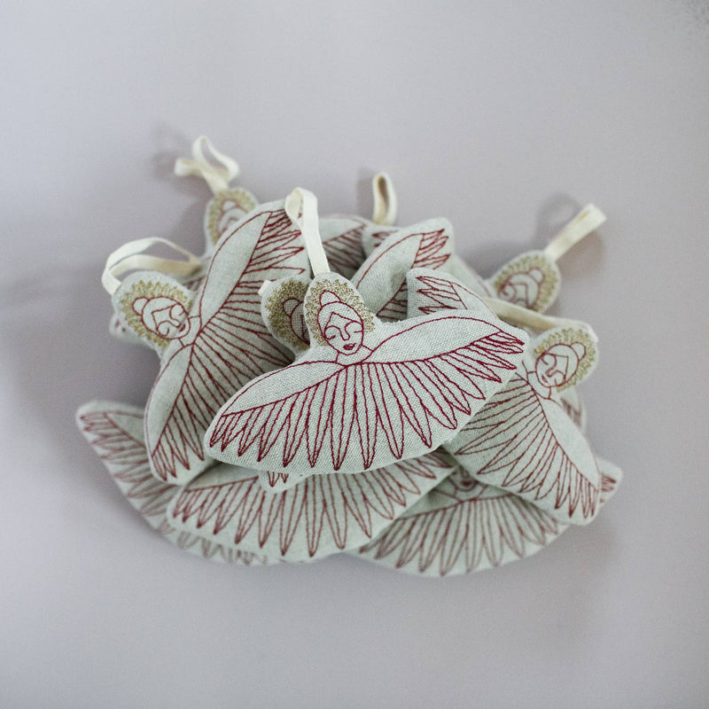 Cupid's Bow, Cotton & Lavender Ornament