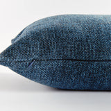 Bevin Lumbar Indoor Outdoor Pillow, Navy Blue