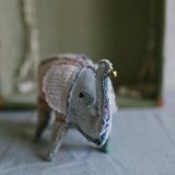 Kantha Baby Elephant - Soft Cotton Art Doll