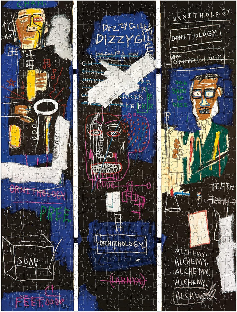 Puzzle 500 Book Basquiat Horn Players (Galison)