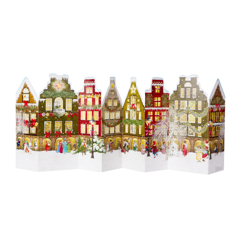 Free-standing Christmas Street Special Advent Calendar