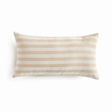Grant Lumbar Indoor-Outdoor Pillow, Tan & Cream