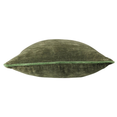 Andover Velvet Pillow, Juniper Green