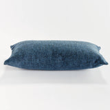 Bevin Lumbar Indoor Outdoor Pillow, Navy Blue