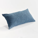 Bevin Lumbar Indoor Outdoor Pillow, Navy Blue