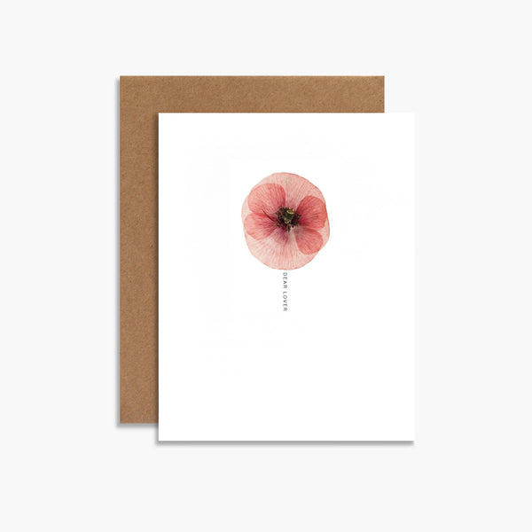 Dear Lover Greeting Card