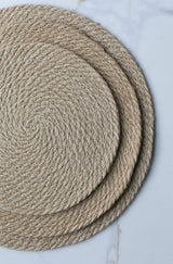 Farmhouse Simple Jute Charger