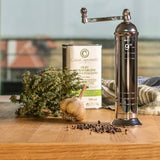 Chrome 9" salt grinder