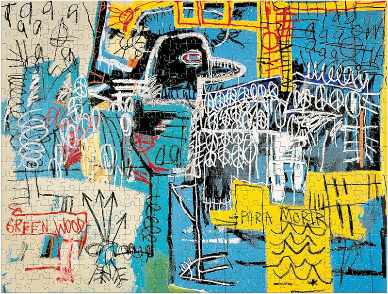 Puzzle 500 Book Basquiat Bird on Money (Galison)