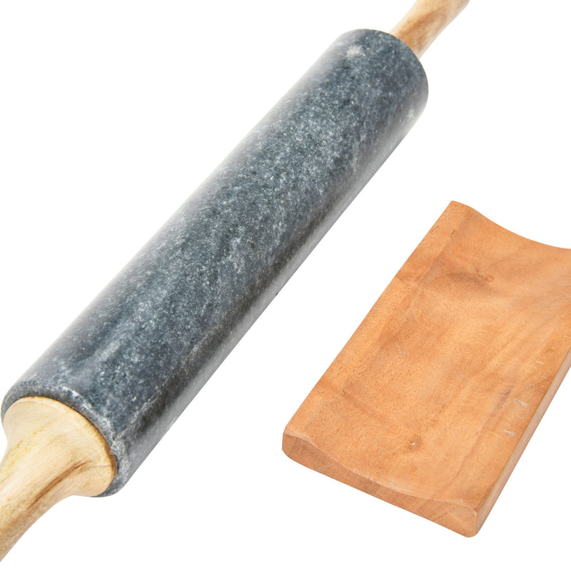 S/2 17-1/2"L Marble Rolling