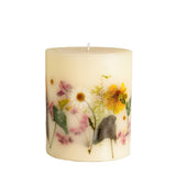 Small Round Botanical Candle - Lemon Blossom