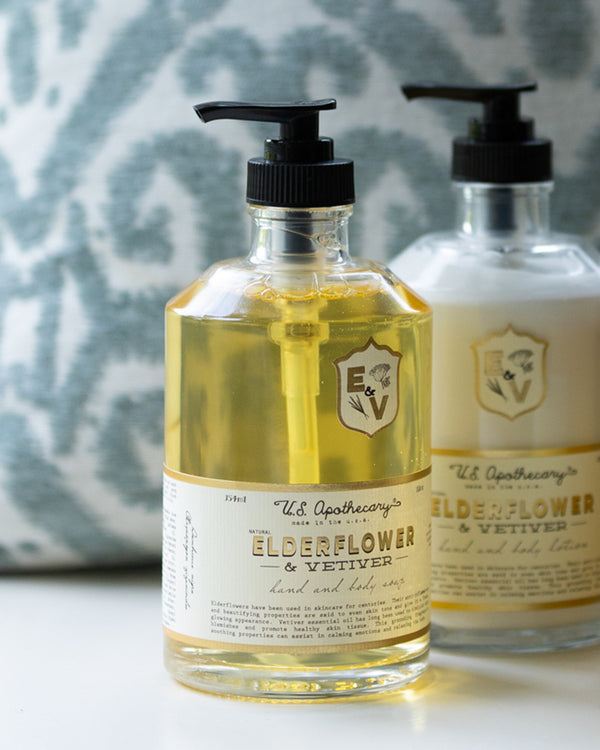 12oz Hand Soap - Elderflower/Vetiver