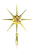 STAR OF WHIMSY TREE TOPPER- GOLD
