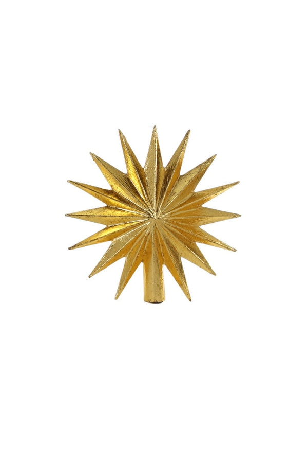 16 PT STAR TREE TOPPER- GOLD