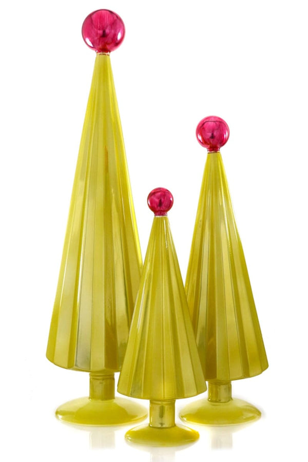 SET/3 CHARTREUSE FUCHSIA