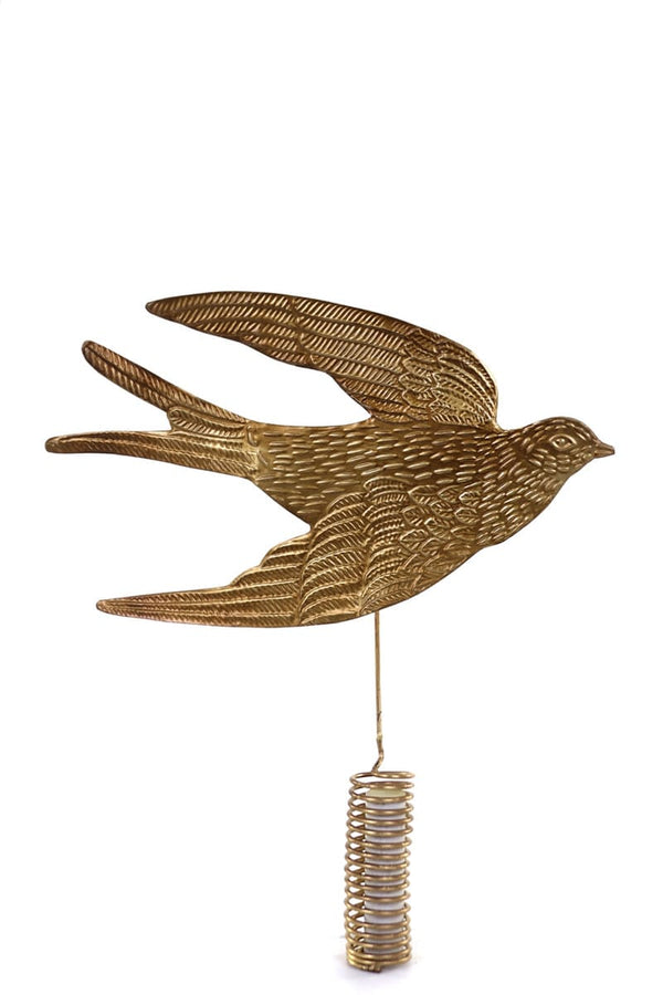 GILDED SWALLOW TREE TOPPER-LARGE